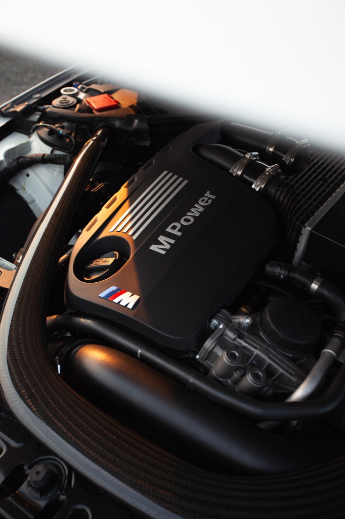 BMW M engine bay at ADM Performance